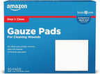 Amazon Basic Care Gauze Pads, 3x3 inches Sterile Medical Wound Dressing Sponges by AmazonBasicCare