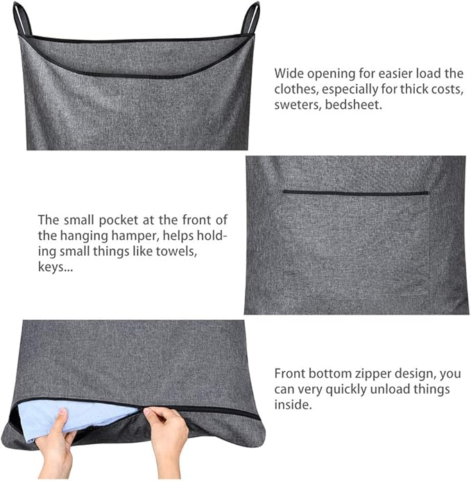 Hanging Laundry Hamper, Door Hanging Hamper - Image 6