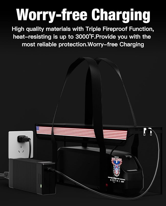 Ebike Battery Bag Fireproof Battery Safe Bag Explosion-Proof Waterproof Lipo - Image 3