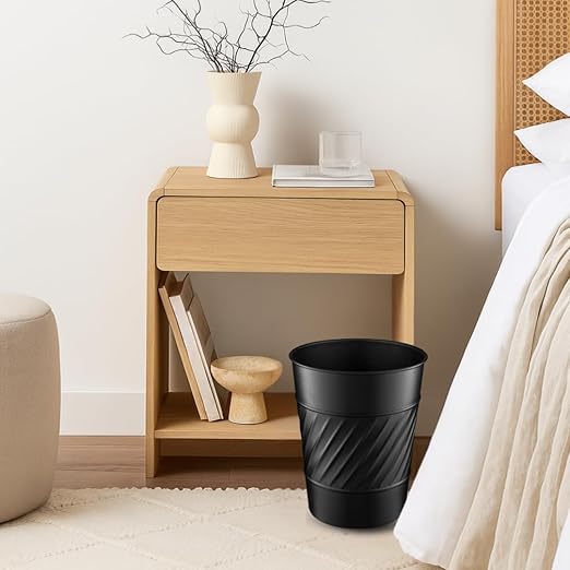 Monarch Abode Metal Bathroom Trash Can – Waste Basket - Image 8