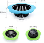 2 Pcs Kitchen Sink Strainer, Upgraded Silicone Sink Drain Strainer - Image 2