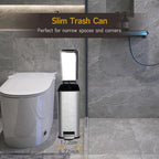 Bathroom Trash Can, 2.6 Gallon Trash Can - Image 2