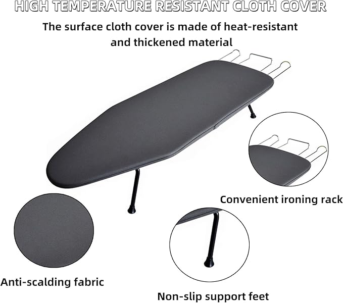 Compact Foldable Tabletop Ironing Board - - Image 5