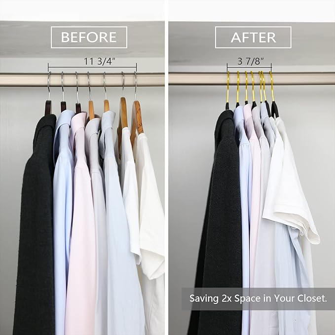 MIZGI Premium Velvet Hangers Pack 30 Pcs Heavyduty - Image 4