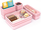 16 PCS Drawer Organizer Set, 4 Size Makeup Drawer Divider Organizer by StoreHappily