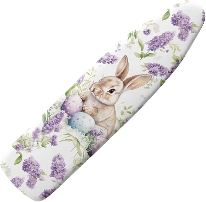 Easter Egg Bunny Lavender Iron Board Cover by Hinthetall