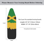 GLENLCWE Jamaican Flag Iron Board Cover Heat Reflective Ironing Board Cover - Image 5