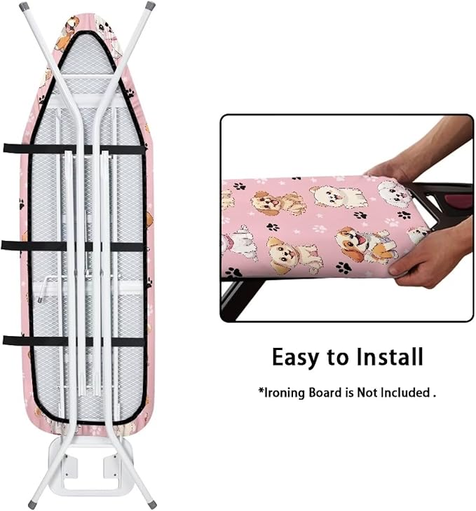 Puppy Dog Ironing Board and Pad Standard Size Cute Ironing Board Protective - Image 4