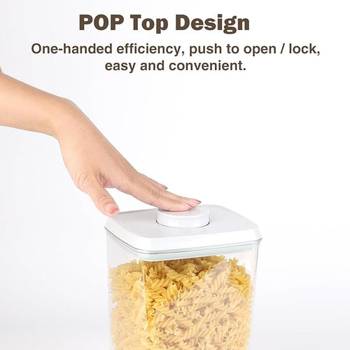 12 Pcs Pop Food Storage Containers Airtight Food Storage Containers Set - Image 2