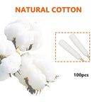 6 Inch Long Cotton Swabs of Medium and Large Pets Ears Cleaning or Makeup 100pcs - Image 6
