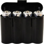 Powertron Batteries 3 Pack AA/AAA / CR123A Black Battery Holder Storage Cases - Image 5