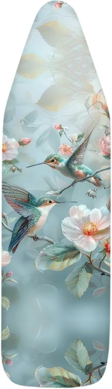 Hummingbird Design Ironing Board Cover and Pad Elastic Edge - Image 7