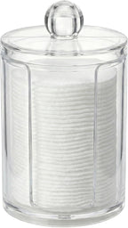 10oz Cotton Round Holder with Lid, Vertical Dispenser by AkoSlale