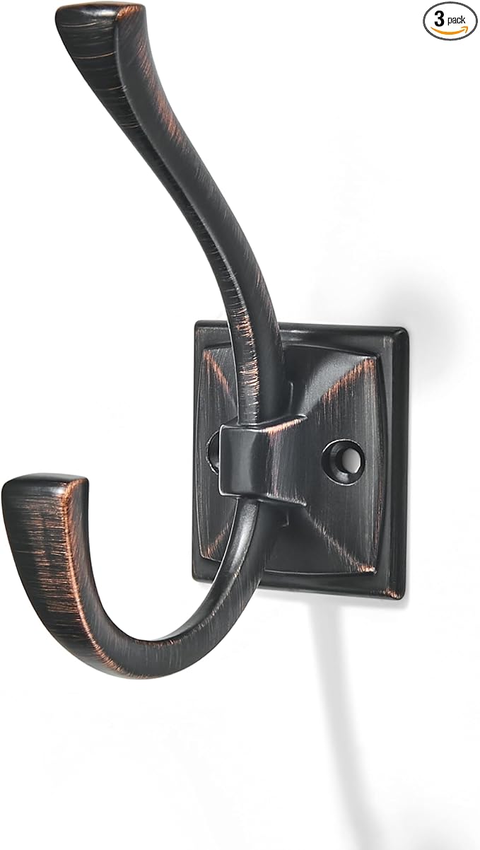 khtumeware Vintage Wall Hooks, 3 Pack Coat Hooks Hardware Towel Hooks by khtumeware