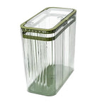 Bathroom Trash Can with Lid3.5 Gallon Garbage Can，for Bedroom, Plastic Slim by Unknown