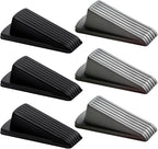 Door Stop, Door Stopper, Door Wedge, 6 Pack Rubber Door Stopper, Rubber Door by Lesunsul