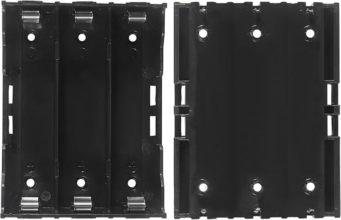 18650 Battery Case Holder 3 Slots X 3.7V 18650 Battery Storage Box, in Parallel - Image 2