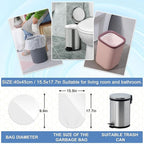 XUXRUS Small Trash Bags 1.2 Gallon - Image 2