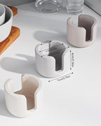 Diatomite Sponge Holder for Kitchen Sink, Quick Dry Diatomaceous Earth Compact - Image 6