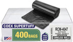 Aluf Plastics - 3 Ply Trash Bags, 45 Gallon, 1.25 Mil by AlufPlastics