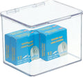 mDesign Small Plastic Home Office Storage Organizer Box Containers by mDesign
