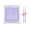 100-Pack Micro Cotton Swabs for Eyelash Extensions | 2mm Cotton Tip Applicators by Ksvsonrvi