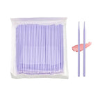 100-Pack Micro Cotton Swabs for Eyelash Extensions | 2mm Cotton Tip Applicators by Ksvsonrvi