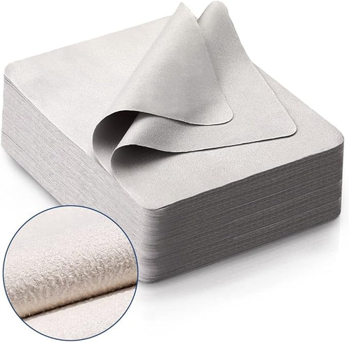 100 PCS Glasses Clean Cloth Suede, Lens Clean Cloth by iGeyzoe