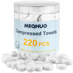220 Pcs Compressed Towels for Face, Mini Portable Compressed Towel Tablets by Unknown
