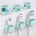 AhaStyle Magnetic Cable Organizer 6 Pack Cord Cable Holders Clips Strong by AHASTYLE