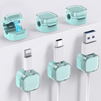 AhaStyle Magnetic Cable Organizer 6 Pack Cord Cable Holders Clips Strong by AHASTYLE