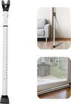 Sliding Door Security Bar, Door Jammer 2-in-1 Adjustable, Door Stoppers by GuardDogSecurity