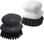 2Pack Dish Scrub Brush, Palm Brush Dish Scrubber by MUUBOOX