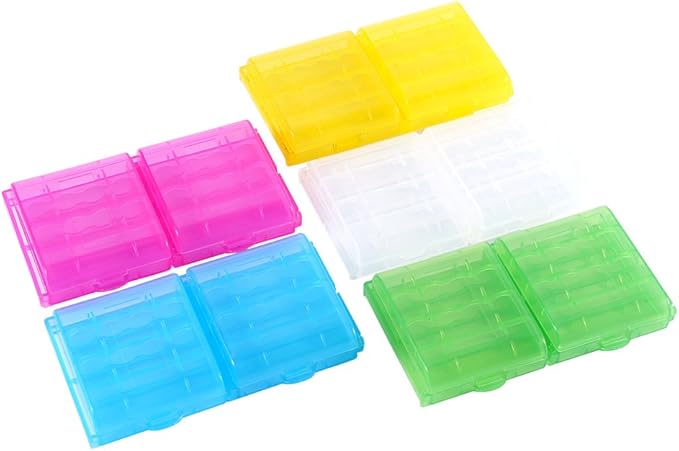 Joyzan Battery Storage Case, Batteries Holder Box 4 AA 5 AAA Capacity Cell by Joyzan