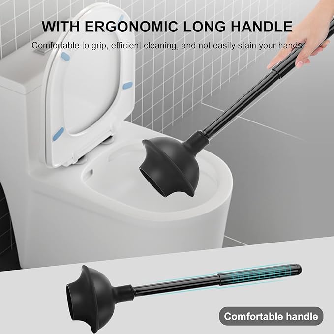 SetSail Toilet Brush and Plunger Set, Toilet Plungers - Image 6