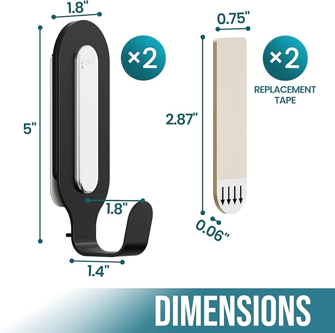 TAILI Damage-Free Hanging Metal Hooks - Image 3