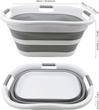 SAMMART 40L Collapsible Plastic Laundry Basket - Image 2