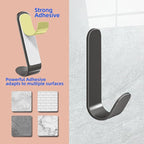 4 Pcs Adhesive Towel Hooks for Shower, Coat，Shower Hooks，Wall Hook Stick On - Image 2