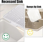 Silicone Dish Drying Mat for Kitchen Counter, Non-Slip Drain Pad - Image 4