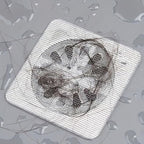 Disposable Shower Drain Cover Hair Catcher Shower Drain Mesh Stickers, - Image 6
