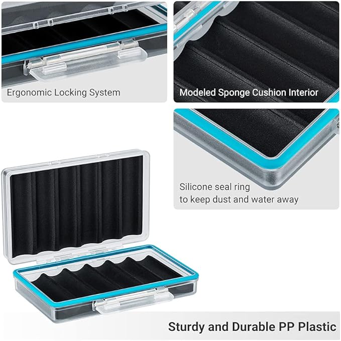 JJC Compact 18650 Battery Storage Case Holder Organizer, Hard Plastic Battery - Image 3