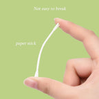 1000 Count Mini Cotton Swabs, Spiral/Round Cotton Swab - Image 3