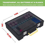 Battery Organizer Storage Holder- Batteries Case Containers Box - Image 5