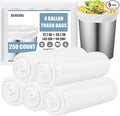 4 Gallon Small Trash Bags, Transparent by BENEVAL