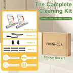 2 Pcs Mini Mop for Small Spaces, Foldable Self-Squeeze Wet and Dry Sponge Mop - Image 7