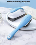 Scrub Brush for Stains-2 Pack Fabric Cleaning Brush, Laundry Stain Remover Brush - Image 3
