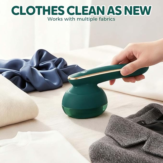 Rechargeable Fabric Shaver, 2025 New Electric Lint Remover, Portable Sweater - Image 7