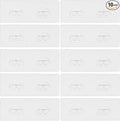 10 Pack Shower Caddy Adhesive Replacement, Shower Shelf Strong Adhesive Hooks by Unknown