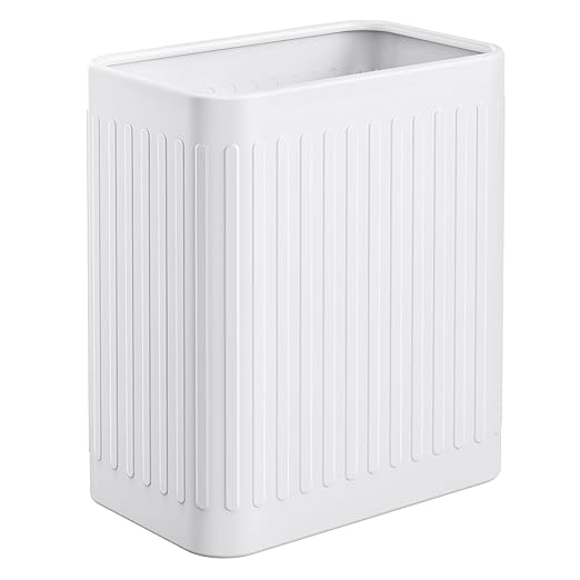 TrashAid Small Bathroom Trash Can, 2.1 Gallon Bathroom Garbage Can, Stainless by TrashAid