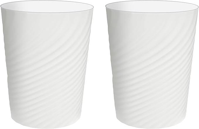 DAJITRE 1.8 Gallon Small Trash Can Wastebasket Recycling Bin Slim Profile by DAJITRE